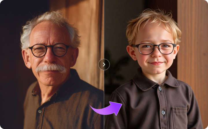 AI Age Filter example